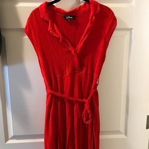 Red Lulus Dress never worn